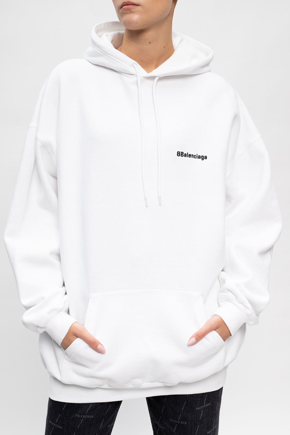 Oversized hotsell hoodie balenciaga